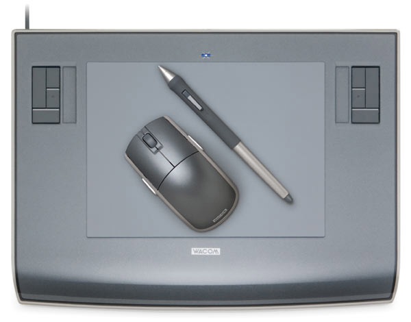 Wacom Tablet with mouse and pen